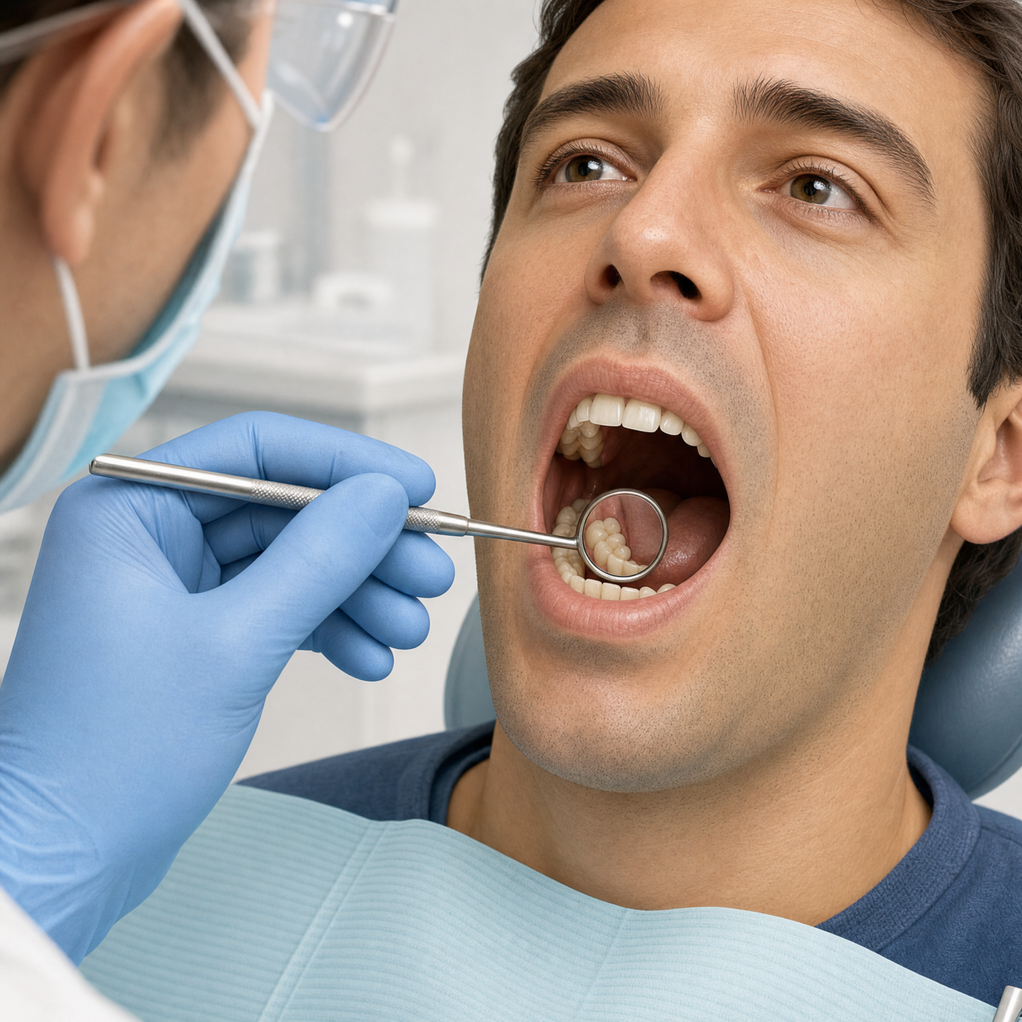 Dental appointment checklist with basic oral health items for preparing questions